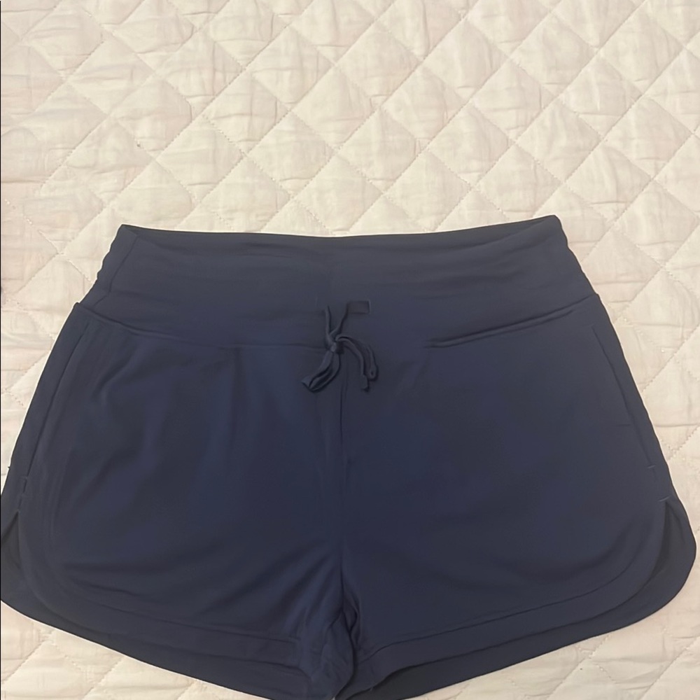ZYIA Dark Blue Women's Athletic Shorts